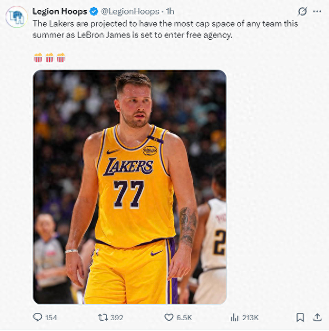 开云登录入口-湖人今夏将猛追字母！有顶薪空间可签换里夫斯：为詹皇离队做准备|东契奇|詹姆斯|勒布朗·詹姆斯|扬尼斯|奥斯汀·里夫斯_新浪体育_新浪新闻